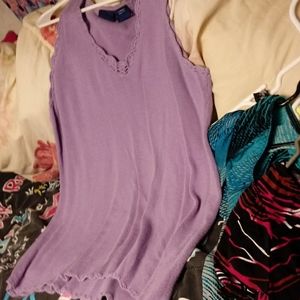 Light purple tank top